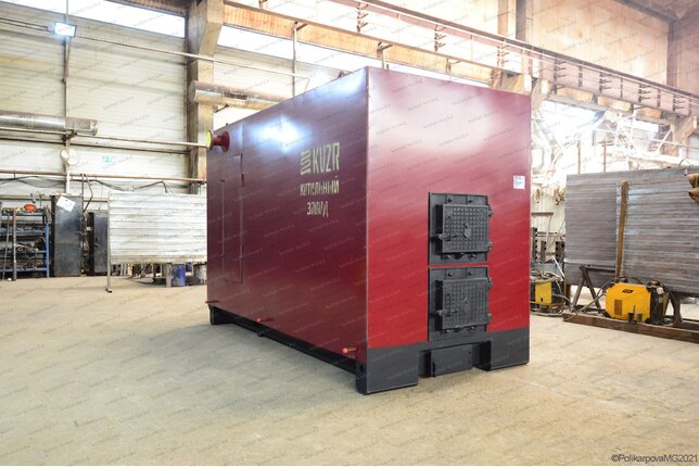 Котел 900 кВт угольно дровяной