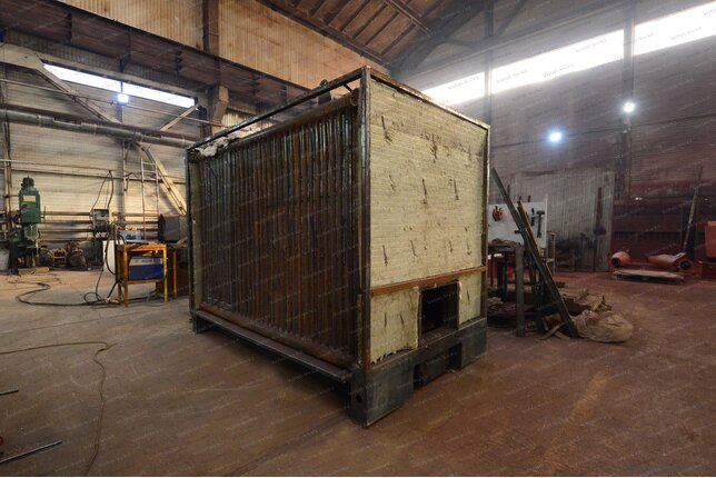 Угольный котел 1250 кВт - изготовление