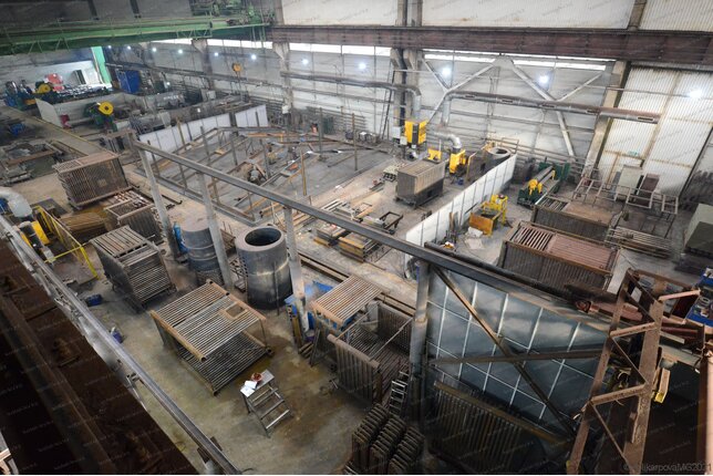 Газовый котел 0.8 МВт производство