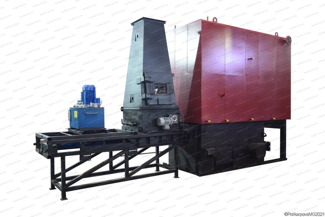 Котел 1.45 МВт на опилках автоматический