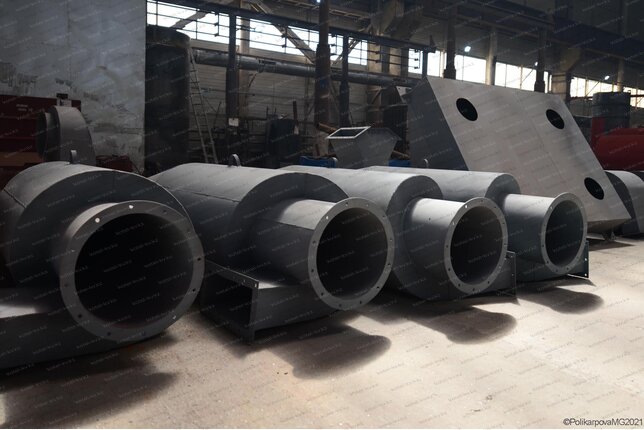 Изготовление промышленных циклонов ЦН 11 700 4СП