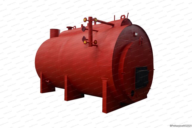 Парогенератор на твердом топливе 1000 кг 130 С